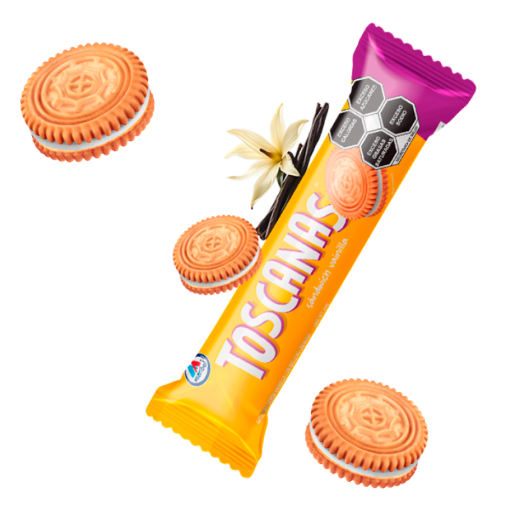 Imagen de Galletas Maribel Toscana Sandwich Vainilla 156 GRS