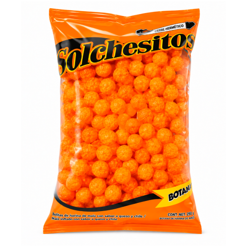 Imagen de Botana Sol Chesitos Bolitas de Queso 300 GRS