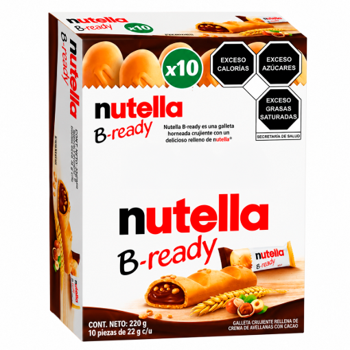 Imagen de Crema Avellana Nutella B-Ready 22 GRS
