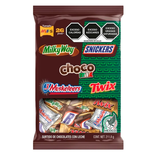 Imagen de Chocolate Snickers Soccer Party Mix 211.8 GRS