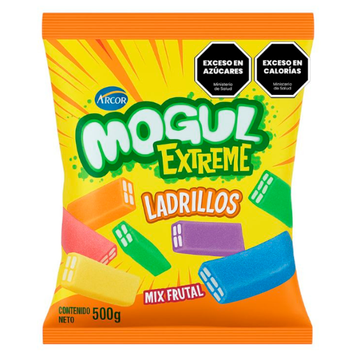 Imagen de Dulce Gomita Arcor Mogul Extra Ladrillos Mix 500 GRS