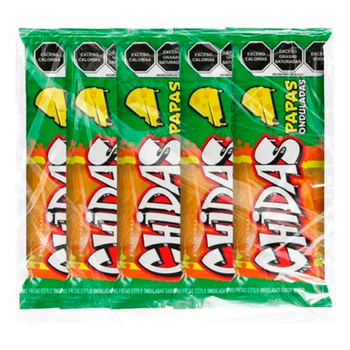 Imagen de Exhibidor Botana Chidas Papas Onduladas Queso Tubi 93 GRS