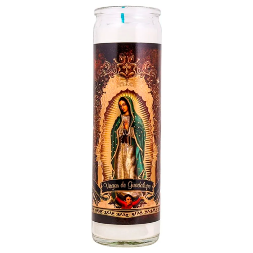 Imagen de Veladora Aramluz Vaso 100 Virgen de Guadalupe 1 PZS