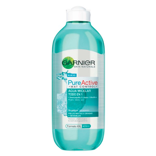 Imagen de Agua Micelar Garnier Desmaquillante Pure Active 400 MLL
