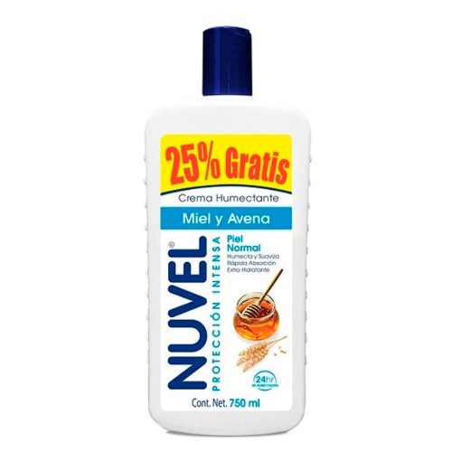 Imagen de Crema Nuvel Piel Normal Miel y Avena 750 MLL