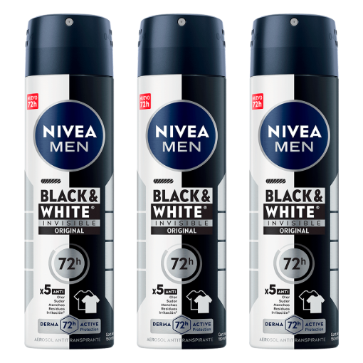 Imagen de Exhibidor Desodorante Nivea Men Black & White  150 MLL