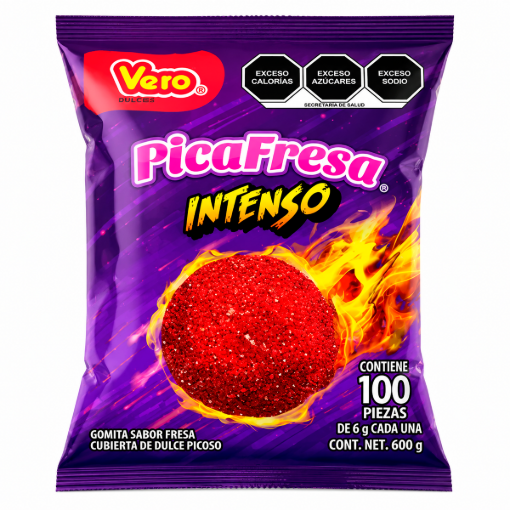 Imagen de Exhibidor Dulce Gomita Vero Picafresa Intenso 6 GRS