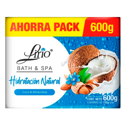 Imagen de Exhibidor Jabón de Tocador Lirio Bath & Spa Armonía Natural 150 GRS