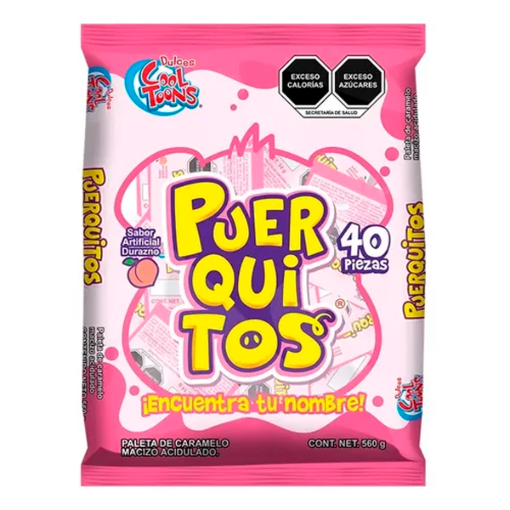 Imagen de Exhibidor Paleta C. Toons Puerquitos Mix 40 PZS