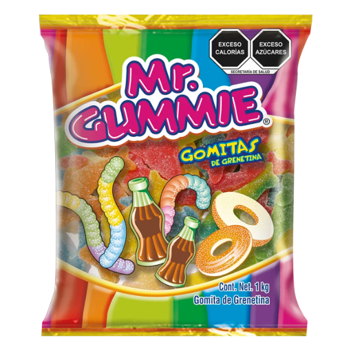 Imagen de Dulce Gomitas Mr. Gummie Tiburón Sabores 1 KGS