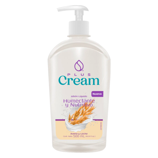 Imagen de Jabón Líquido Plus Cream Avena y Leche  500 MLL