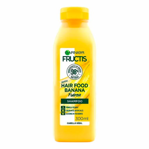 Imagen de Shampoo Fructis Hair Food Banana 300 MLL