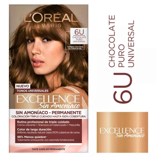 Imagen de Tinte Imedia Excellence 6U Chocolate Puro Universal 1 PZS