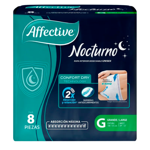 Imagen de Calzón Affective Pants Nocturno Grande 8 PZS