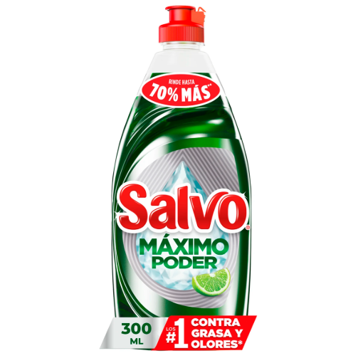 Imagen de Detergente Líquido Salvo Limón Max Poder 300 MLL