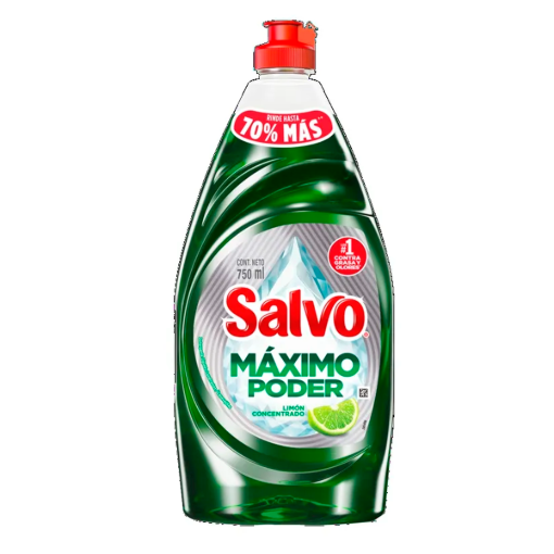 Imagen de Detergente Líquido Salvo Limón Max Poder 750 MLL