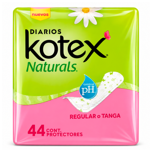 Imagen de Pantiprotector Kotex Natural Manzanilla Sin Aroma  44 PZS