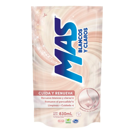 Imagen de Detergente Líquido Más Blancos Y Claros 830 MLL