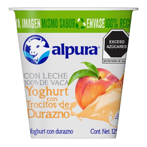 Imagen de Yogurth Alpura Batido De Durazno 125 GRS