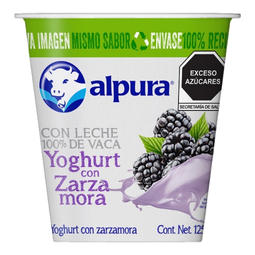 Imagen de Yogurth Alpura Batido Zarzamora  125 GRS