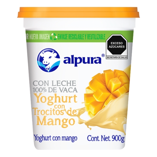 Imagen de Yoghurt Batido Alpura Mango 900 Gr 900 GRS