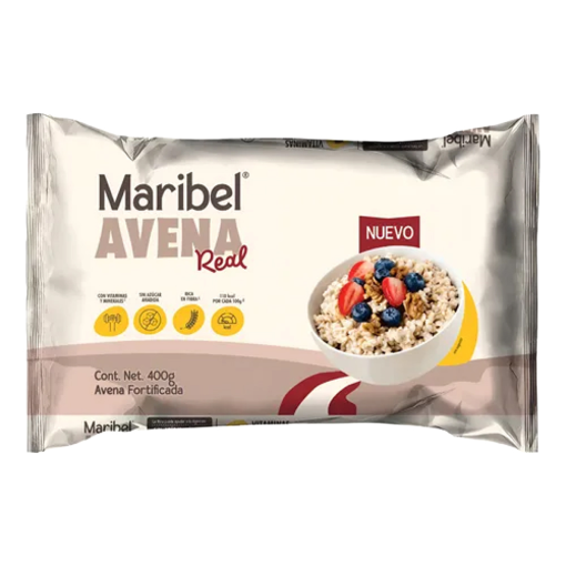 Imagen de Avena Maribel Real Fortificada Hojuela  400 GRS