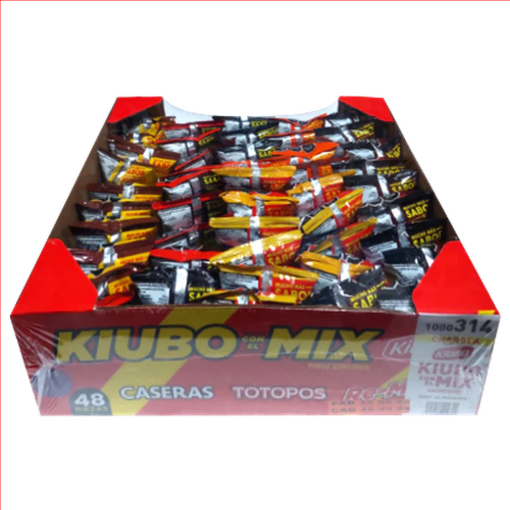 Imagen de Exhibidor Botana Kiubo Mix 48 PZS