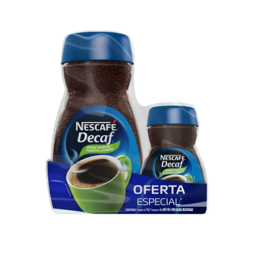 Imagen de Café Nescafé Decaf + Nescafé Decaf 40 g 170 GRS