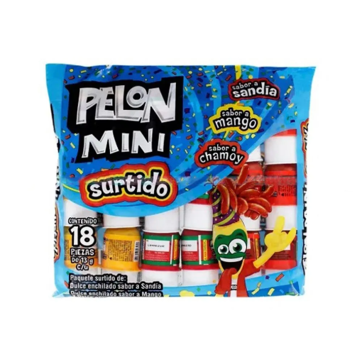 Imagen de Exhibidor Dulce Pelón Pelo Rico Surtido Mini 13 GRS