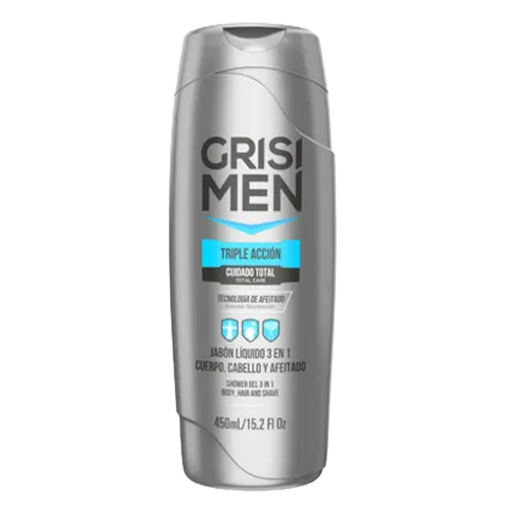Imagen de Jabón Líquido / Shower Gel Grisi Men Control Total 450 MLL