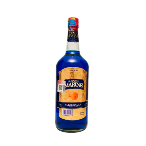 Imagen de Licor San Marino Curacao Naranja Azul 1 LTS