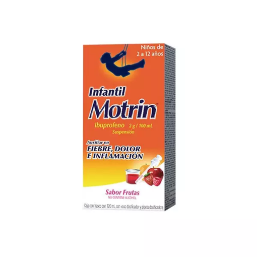 Imagen de Medicamento Motrin Suspensión Infantil Ibuprofeno 120 MLL