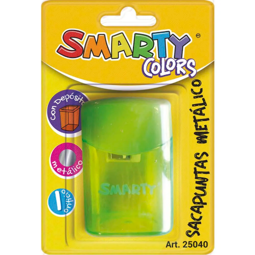 Imagen de Sacapuntas Smarty Metalico C/Depósito 1 PZS