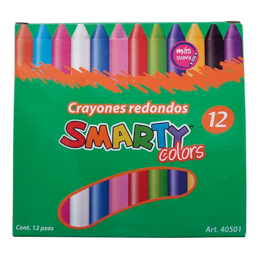 Imagen de Crayones Smarty Redondos C/12 1 PZS