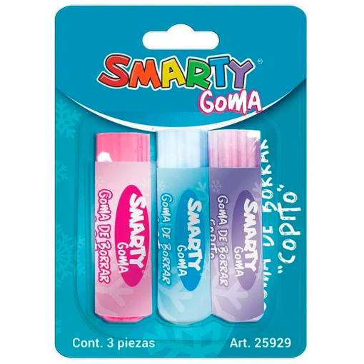 Imagen de Goma D/Borrar Smarty Copito 3 PZS