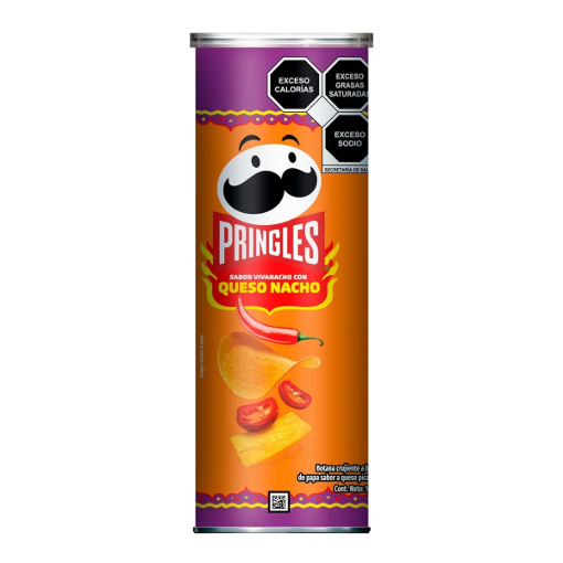 Imagen de Botana Papas Pringles Queso Nacho 141 GRS 140 GRS