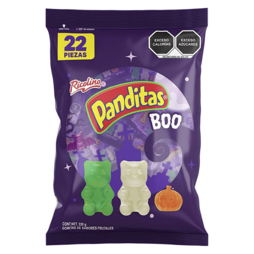 Imagen de Ricolino Panditas Boo Halloween 22 PZS 15 GRS